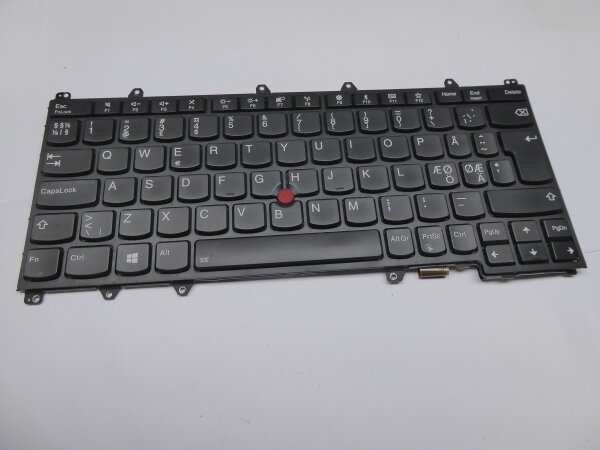 Lenovo ThinkPad Yoga 370 ORIGINAL Keyboard dansk Layout 01AV715  #4984