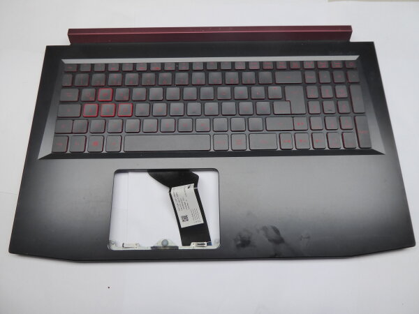 Acer Nitro AN515-51 Gehäuse Oberteil + QWRTZ Tastatur deutsch AP211000610  #5001