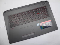 MSI GV72VR 7RF Gehäuse Oberteil + nordic Keyboard Touchpad V143422KK1 #5005