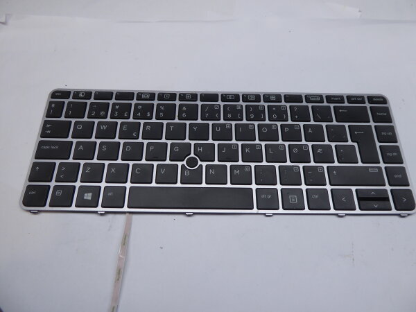 HP EliteBook 840 G3 ORIGINAL Norwegian Backlight Keyboard 819876-091  #4181