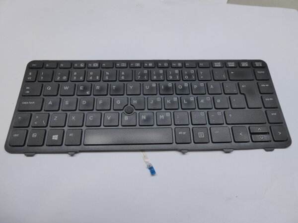 HP ProBook 640 g1 ORIGINAL Keyboard Dansk Layout 738688-081 #3596