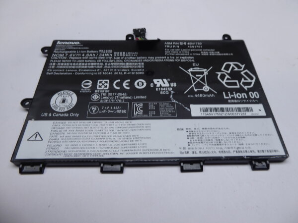 Lenovo Yoga 11e ORIGINAL Akku Batterie 45N1751 #3921