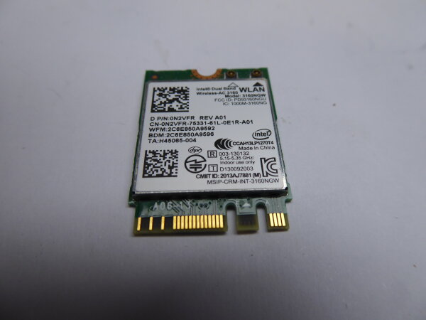 Dell Vostro 15 3559 WLAN Karte Wifi Card 0N2VFR #5014