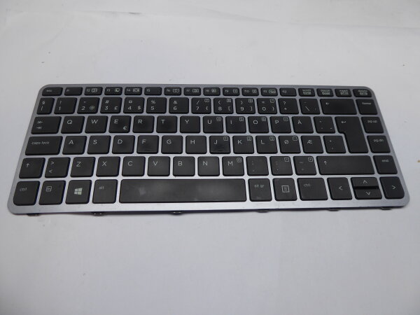 HP EliteBook Folio 1040 G2 Keyboard Norwegian Layout QWERTY 736933-091