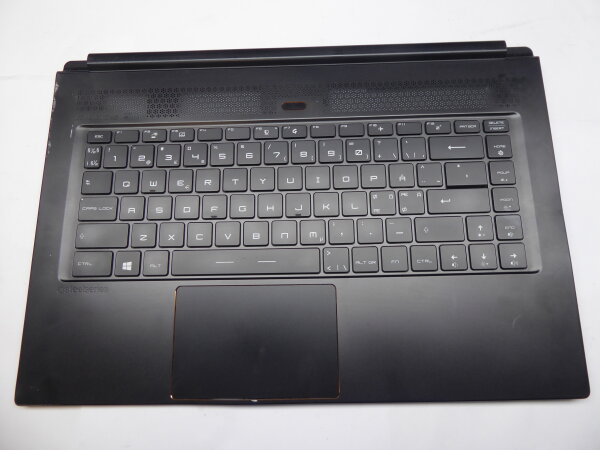 MSI STEALTH THIN GS65 8RF Gehäuse Oberteil Touchpad nordic Keyboard #4885