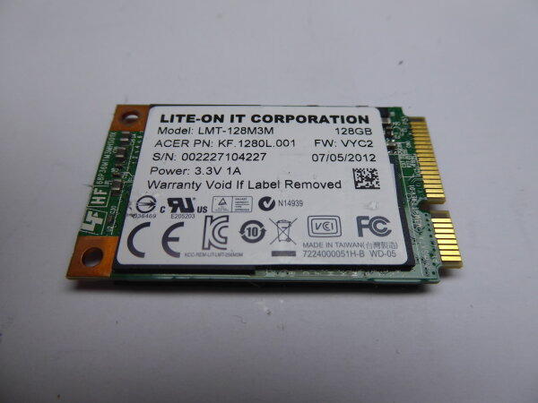 Acer Aspire S3-391 ORIGINAL Mini 128GB SSD LMT-128M3M #5024