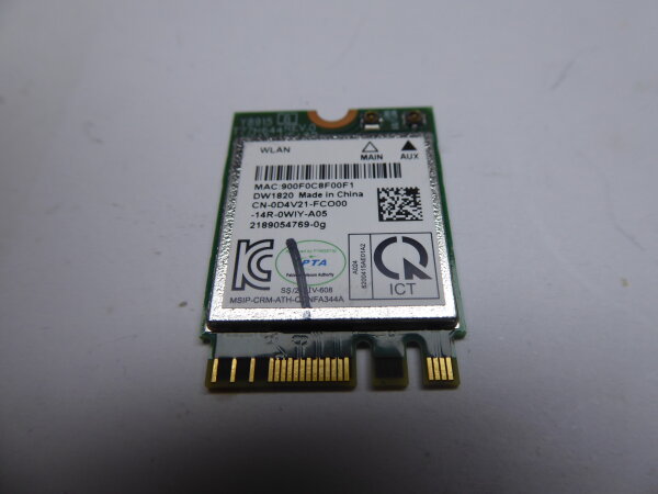 Dell Inspiron 14 5415 WLAN Wifi Karte Card 0D4V21 #5036