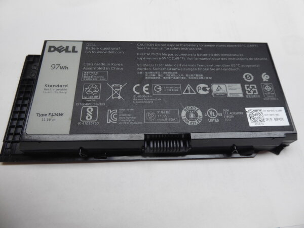 Dell Precision M4800 ORIGINAL AKKU Batterie 0GP45C FJJ4W #A13