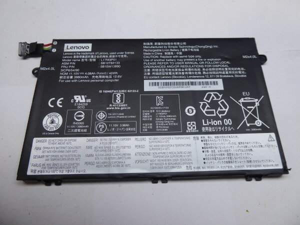 Lenovo ThinkPad E480 E485 E490  ORIGINAL Akku Batterie L17M3P51  #A13