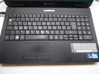 Packard Bell EasyNote TH NoteBook mit Speicher Akku ohne HDD und Netzteil geht an