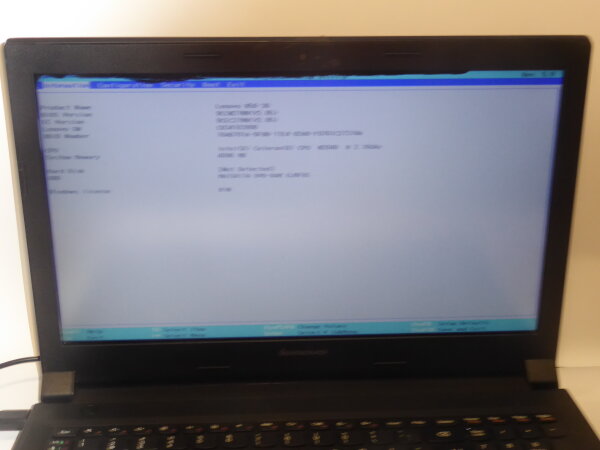 Lenovo Thinkpad B50-30 Celeron N2840 4GB NoteBook ohne Akku HDD Netzteil geht an