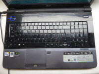 Acer Aspire 7738 Intel T6400 2GB DVD-RW  Akku NoteBook  ohne HDD & NT geht an