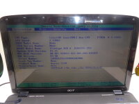 Acer Aspire 5738DG NoteBook Intel P7450 2GB ohne Akku HDD...