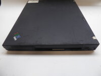 Lenovo ThinkPad T60 NoteBook mit Speicher ohne Akku HDD und Netzteil geht an