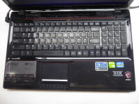MSI GE60 Notebook Intel i5-3230M 4GB DVD Akku ohne HDD NT geht an