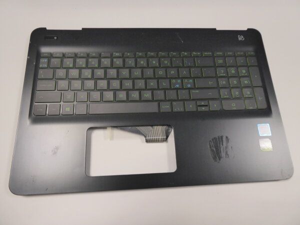 HP Pavilion 15 BC Serie  Gehäuse Oberteil incl. nordic Keyboard L22937-DH1 #5103