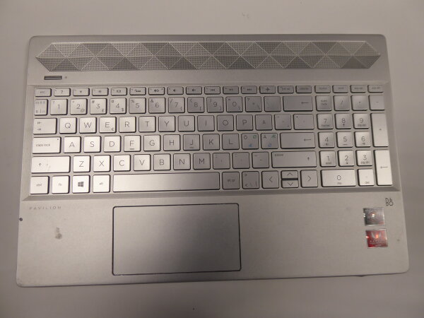 HP Pavilion 15 CW Serie Gehäuse Oberteil + nordic Keyboard  #5126