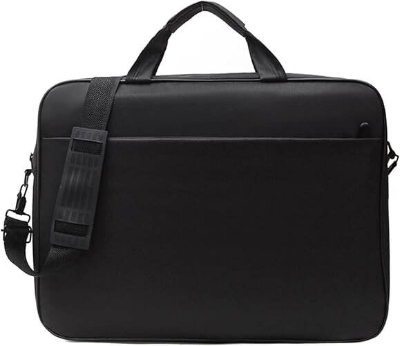 Laptop Tasche 17 Zoll Stoßfest mit Trageriemen schwarz