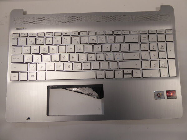 HP 15s eq Series Gehäuse Oberteil + QWERTY nordic Keyboard  #5136