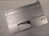 HP 15s eq Series Gehäuse Oberteil + QWERTY nordic...