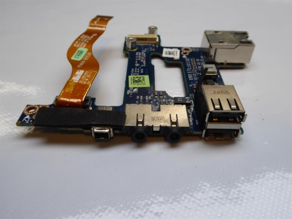 Dell Latitude E6500 USB Audio LAN Board mit Kabel LS-4041P #3764_01