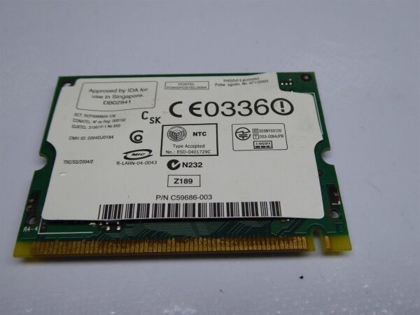 Intel Wireless 2200BG Mini PCI Wlan Adapter WM3B2200BG PBA C72983-001 #2257.16