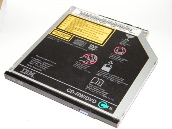 Org IBM/Lenovo T-Serie IDE CD-RW/DVD Laufwerk + Blende 39T2505 39T2504 #2320.7