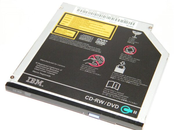 Org IBM/Lenovo T-Serie IDE CD-RW/DVD Laufwerk + Blende 39T2529 39T2528 #2320.17