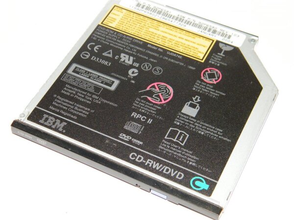 Org IBM/Lenovo T-Serie IDE CD-RW/DVD Laufwerk + Blende 92P6581 92P6580 #2320.9