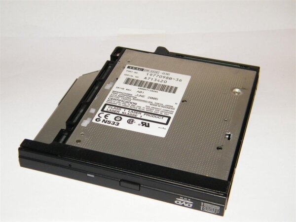 Toshiba IDE DVD-ROM Laufwerk + Anschlußrahmen 1977098B-36 G8C0001Y411 #2326.18