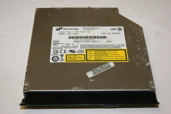 ASUS F8S IDE DVD Laufwerk Brenner 811CT039790  GSA-T20N  #2386