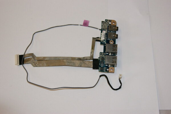 HP 8710w Audio USB Board mit Kabel LS-333P  #2416
