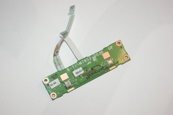Clevo M765T Maustasten Touchpad Board mit Kabel 6-71-M76S2-D03D  #2622