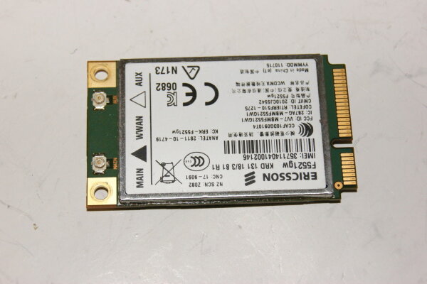 Ericsson F5521gw WWAN UMTS HSDPA Adapter PK29200KD70 2XGNJ #2215.002