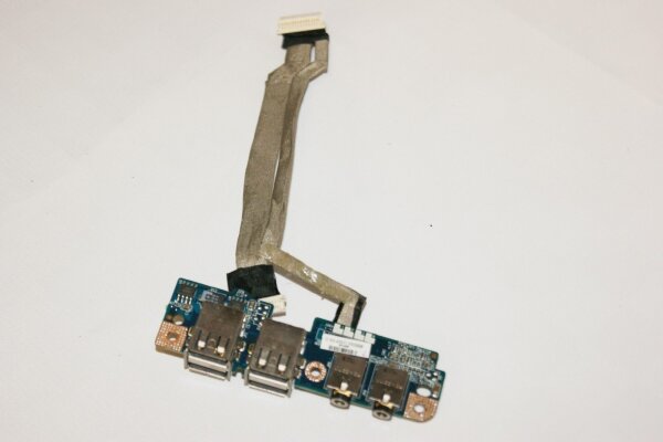 HP Compaq 8710p Audio Sound USB Board mit Kabel LS-3333P #2417