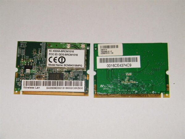 Acer Aspire 3020 Wireless Wifi Card T60H906 BRCM1016 #2257.51