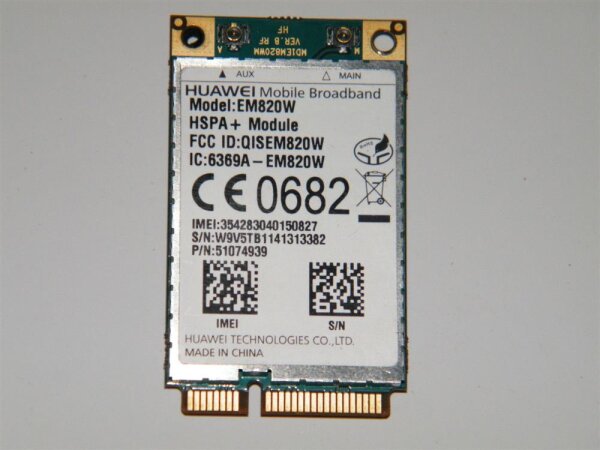 Huawei EM820W WWAN UMTS HSPA+ Adapter 51074939 #2215.001