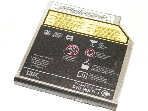 Org IBM/Lenovo R-Serie IDE DVD Multi+ Laufwerk + Blende 39T2671 39T2670 #2321.1
