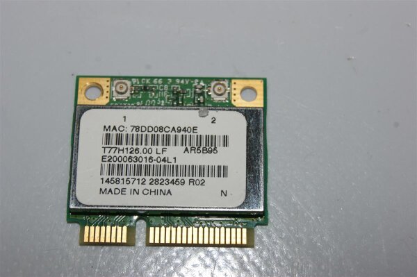 Sony Vaio PCG-61211M VPCEA2S1E WLAN WIFI Karte Card AR5B95 #2373