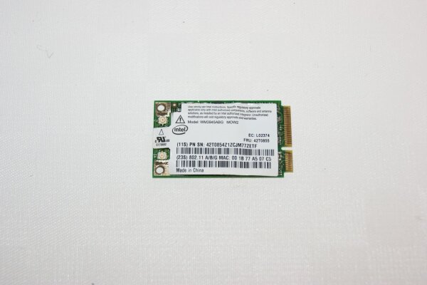 IBM Thinkpad Wifi WLAN Wireless PCI Card Model WM3945ABG 42T0855 #2641