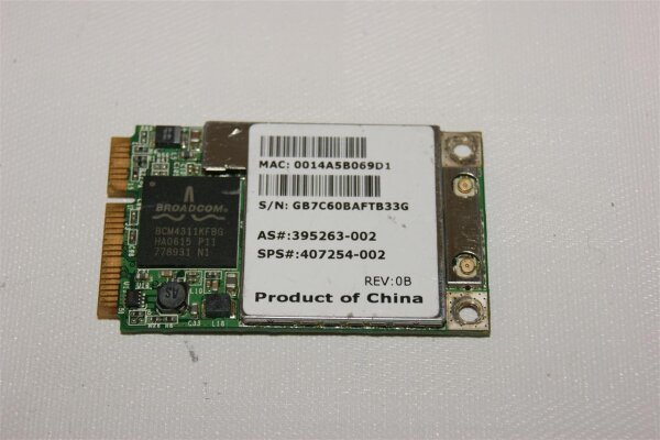 HP Compaq Presario NX6325 Broadcom BCM94311MCAG WLAN Karte 407254-002 #3782_6