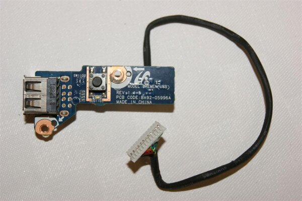 Samsung R530 USB Power Board mit Kabel BA92-05996A #2378