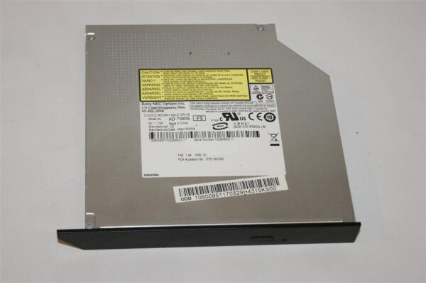 Fujitsu Amilo Pa3553 MS2242 SATA DVD Laufwerk 12,7mm AD-7590S #2760