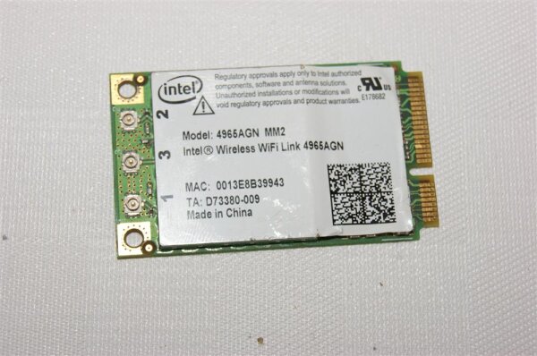Acer Aspire 9810 Intel 4965AGN MM2 Wifi Wlan Karte D73380-009 #2778