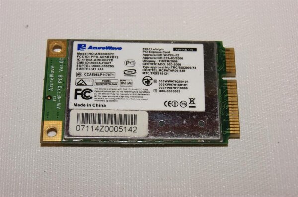 AzureWave Wireless WLAN Karte PCI-Express Card AR5BXB72 #2719_84