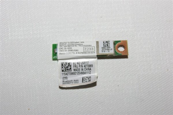 Lenovo ThinkPad T500  Bluetooth Modul 42T0969 #2465