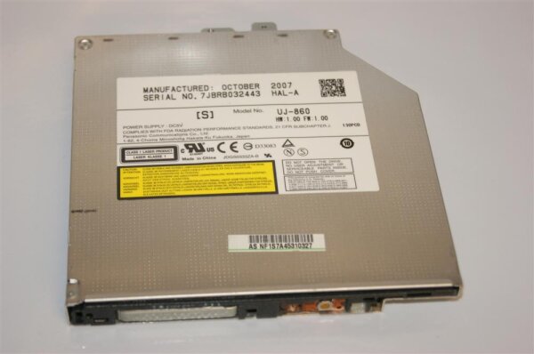 ASUS F3J 12,7mm DVD Brenner Laufwerk IDE UJ-860 OHNE FRONTBLENDE #2729_01