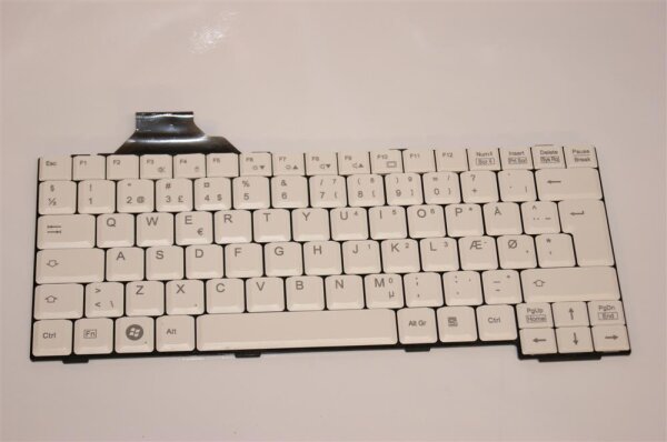 Fujitsu Lifebook E780 Tastatur Keyboard weiß Dansk Layout CP297220-02 #2253