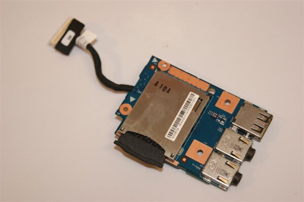 Lenovo B570 Kartenleser Audio USB Board incl. Kabel 55.4IH02.011 #2923