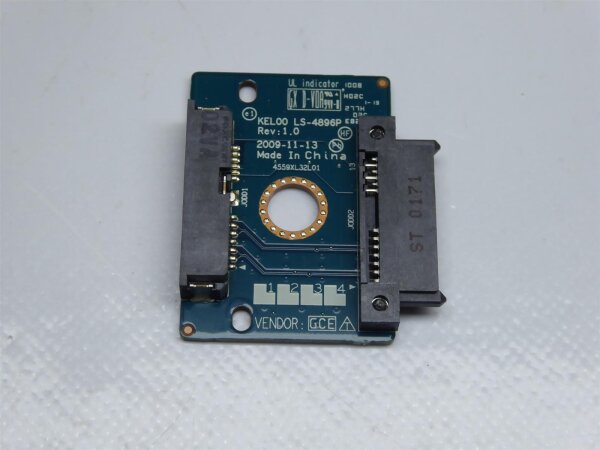 HP ProBook 6540b DVD SATA Adapter Connector Board LS-4896P #2468